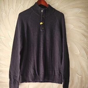 BR Button Neck Sweater